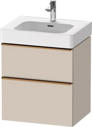 Duravit D-Neo Waschtischunterbau wandhängend Taupe Matt 584x452x625 mm - DE4376004910000 DE4376004910000