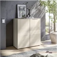 HBZ Kommode Santorin, BxHxT 90x99x40 cm (1 St), Breite 90cm, Softclose für Türen, Melaminbeschichtung