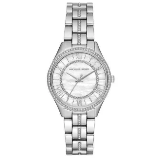 Michael Kors MK3900 Lauryn Kristall Perlmutt Zifferblatt Damenuhr