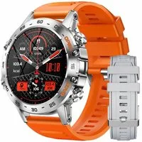 Nagham Ghazal Aswad Smartwatch Bluetooth Anruf Outdoor Sport für Android, IOS 2025 Smartwatch (4,9cm cm)