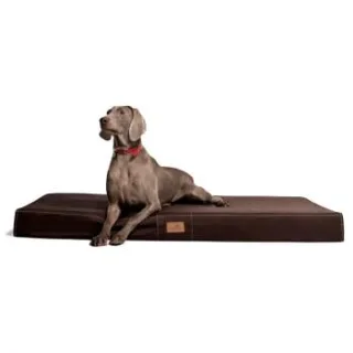 Tierlando HUGO Ortho Plus - Orthopädische Hundematratze braun 1,5 m, 13 cm, 1 m
