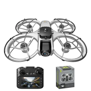 ZHRC Z4 WiFi FPV with 4.3inch LCD Screen Controller HD Dual Camera Electrically Adjustable Optical Flow Hover 360° Obsta