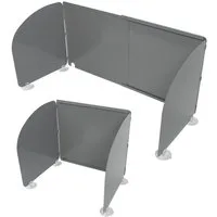 Frilight Grill-Windschutz Metall Windschutz Spritzschutz Gaskocher Gas Kochfeld Wohnmobil Boot