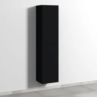 Sanipa 3way Hochschrank mit 2 Türen, Schwarz-Matt SF09508