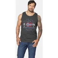 Jan Vanderstorm Muskelshirt BEUTE mit nordischen Aufdruck