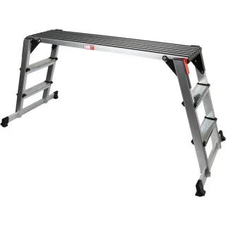 KS Tools Aluminium-Sicherheits-Laufbühne, L1650xB380xH730mm - 800.0985