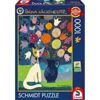 Rosina Wachtmeister: Weiße Katze, Puzzle 1000 Teile