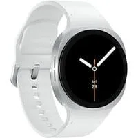 Galaxy Watch8, Smartwatch silber, 40 mm, Sport Band S/M