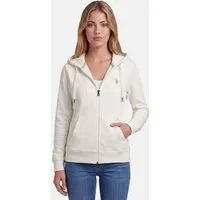 U.S. Polo Assn. Sweatjacke USRubyy – Damen Kapuzenjacke mit Reißverschluss und Logo-Stickerei Baumwoll-Polyester-Mix, weich, atmungsaktiv & vielseitig kombinierbar