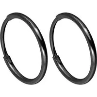 FILANGO Paar Creolen Titan Ohrclicker Creolen (Creolen, 1-tlg)