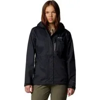 Columbia Regenjacke Pouring Adventure III Jacket mit per Gummizug verstellbarer Kapuze, wasserdicht, winddicht