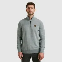 PME LEGEND Troyer mit Struktur-Muster und Logo-Badge