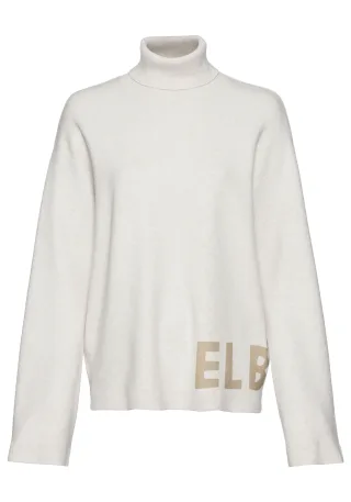 LASCANA - Elbsand LM Knit Turtleneck offwhite mel - Gr. - 38