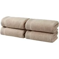 OTTO home Handtücher Fenya, flauschig und weich, Premium Handtücher, Duschtücher, 550gr/m², Webfrottier (Set, 4-St), mit Bordüre, Set, 100% Baumwolle, Hotel-Qualität, 5 Jahre Garantie