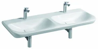 Geberit myDay Doppelwaschtisch, B: 1300, T: 480 mm, 135430000, weiss