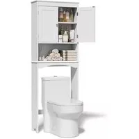 Bealife Badregal Toilettenregal,Badezimmerregale mit Schränken und Regalen