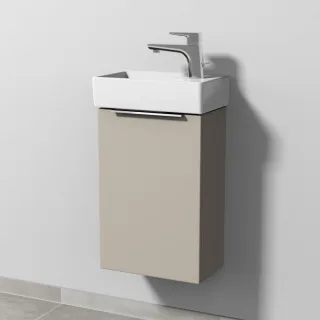 Sanipa 3way Waschtischunterbau zu Villeroy & Boch Avento Waschtisch mit 1 Tür, Kaschmir-Matt UP6261U