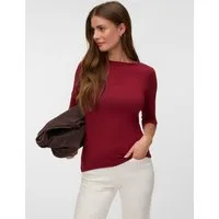 Vero Moda 3/4-Arm-Shirt VMPANDA MODAL 3/4 TOP JRS NOOS Baumwollmischung, regular fit