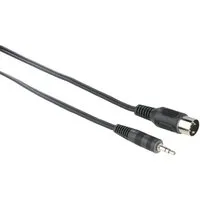 Hama 3,5mm Klinke auf 5-pol. DIN-Stecker 1,5m Audio-Kabel, 3,5-mm-Klinke, 5-pol. DIN-Stecker, (150 cm), Hama 3,5mm Klinke auf 5-pol. DIN-Stecker 1,5m Stereo 5pol Dioden