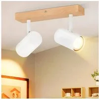 ZMH Deckenstrahler 1/2/3Flammig GU10- Modern Deckenlampe 330°Schwenkbar Whonzimmer, ohne Leuchtmittel