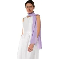 MayTree Modeschal Chiffon Schal, Damen Stola, Umschlagtuch für Abendkleid, Hijab, (Stück, 1-St)