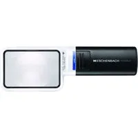 Eschenbach Optik Leuchtlupe mobilux LED, ideal für Senioren, 3-tlg., Handlupe mit echter 3,5x-Vergrößerung und drei Farbfiltern