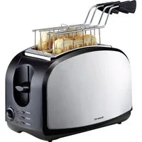 Trisa Toaster Trisa Crispy Snack Toaster Edelstahl, Schwarz, 600.00 W