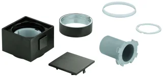 Grohe Temperaturwählgriff 49091 eckig für THM-FMS hard graphite gebürstet, 49091AL0 49091AL0