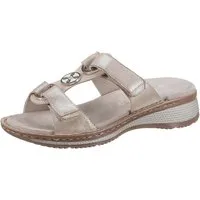 Ara HAWAII Pantolette, Keilabsatz, Sommerschuh, Schlupfschuh mit Schmuckelement