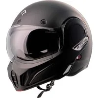 Burnout Motorradhelm Flipback Vortex Stealth