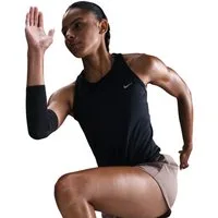 Nike Lauftop W NK TEMPO DF TANK abgerundeter Saum, schweißableitendes Dri-FIT-Material