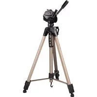 Hama Hama Star 63 Dreibeinstativ 1/4 Zoll Arbeitshöhe=66 - 166 cm Champagne Dreibeinstativ