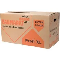 Globus Baumarkt Umzugskarton Globus Umzugskarton Profi XL Innenmaß 64x34x33,5cm