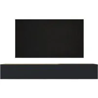 doporro TV-Board TV-schrank Fernsehschrank Low-Board TV-Tisch Wand-hängend F02