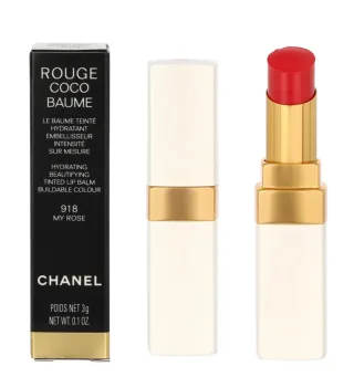 Chanel Rouge Coco Hydrating Beautifying Tinted Lip Balm.