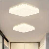 Nettlife LED Deckenleuchte Sternenhimmel Kinderzimmer 15W 21cm 3000K/4000K Weiß Deckenlampe, LED fest integriert, Kinderzimmer Deckenleuchte
