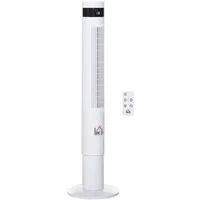 BBG Tischturmventilator Turmventilator mit Fernbedienung 50W, 3 Geschwindigkeiten & 3 Modi, 85° Oszillation, 12H Timer, LCD-Anzeige