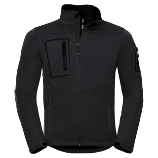 Russell - Softshelljacke für Herren - Sport (Schwarz)