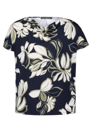 Betty Barclay - Printshirt blau - Gr. - 48