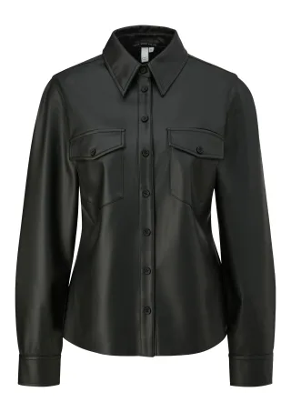 qs - Bluse schwarz - Gr. - 38