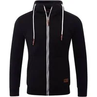 Reslad Sweatjacke Reslad Sweatjacke Zipper RS-1006 (1-tlg) Winter-Pullover Kapuzenpullover Sweater Hoodie Pulli Sweatshirt