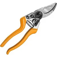 GRÜNTEK Gartenschere Strauchschere Z-25, für LINKSHÄNDER, Geschmiedete Premium Baumschere, (für Linkshänder), Rebschere 215mm, Bypass, ergonomische Griffe. Geld-ZURÜCK-GARANTIE