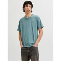 Jack & Jones T-Shirt JJECORP Herren-Tee mit figurbetonter Silhouette bedruckt, modisch, schmal, Baumwolle, Rundhals