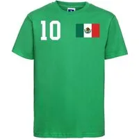 Youth Designz T-Shirt Mexiko Kinder T-Shirt im Fußball Trikot Look mit trendigem Motiv
