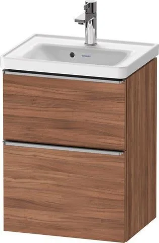 Duravit D-Neo Waschtischunterbau wandhängend Nussbaum Matt 484x372x625 mm - DE4350070790000 DE4350070790000