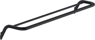 Neuesbad Serie 600 Doppelter Handtuchhalter zur Wandmontage 615 mm, Schwarz NB1DEADIN6311
