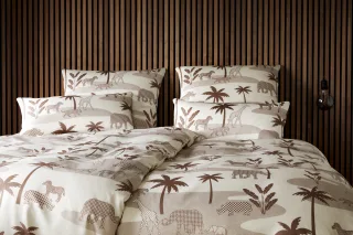 Elegante Bettwäsche "Jungle Graphic" 2 Stk. angenehmes Hautgefühl