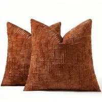 Diwzbyn Kissenbezug Chenille Kissenbezug, Bambusstruktur Kissenbezug, (1 Stück), Boho Dekokissenbezug, geeignet für Bett, Sofa, Wohnzimmer