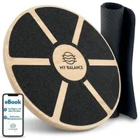 My Balance Balanceboard Balanceboard Balance Board mit Antirutschmatte inkl. mit E-Book