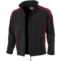 Qualitex Workwear Softshelljacke wasserabweisende Outdoor-Arbeitsjacke - atmungsaktive Übergangsjacke (1-St) mit 6 Taschen - Blickdicht - Strapazierfähig - Wärmend - Waschbar